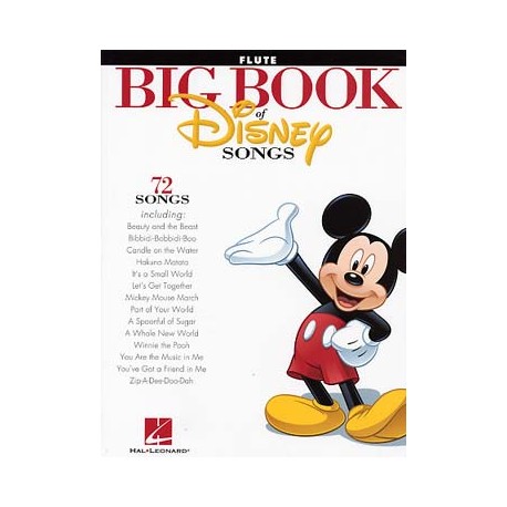 BIG BOOK OF DISNEY SONGS POUR FLUTE