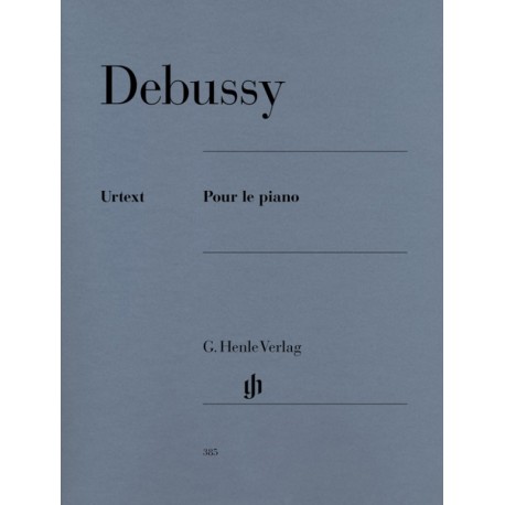 DEBUSSY: POUR LE PIANO Piano