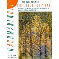 RACHMANINOV : PRELUDES POUR PIANO Piano