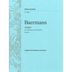 Heinrich Joseph Baermann Adagio in Des-Dur - Klarinette Klavier