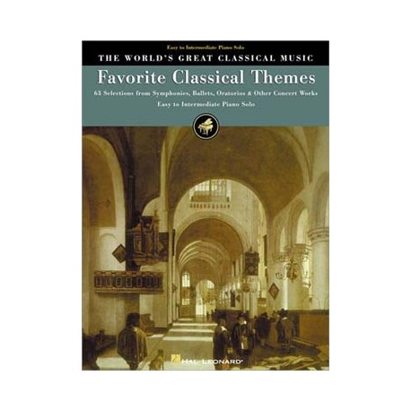 The World's Great Classical Music: Favorite Classical Themes - Easy/Intermediate Piano~ Album Instrumental (Piano Solo)