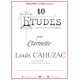 Louis Cahuzac 10 Etudes et petite pièce de déchiffrage