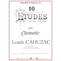 Louis Cahuzac 10 Etudes et petite pièce de déchiffrage