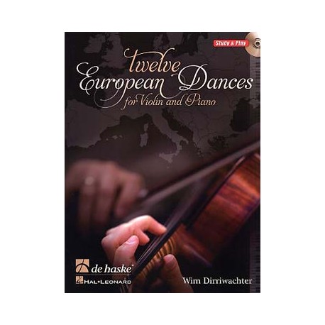 DIRRIWACHTER : 12 EUROPEAN DANCES Violon+piano+CD
