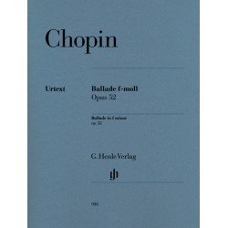 Chopin: Ballade In F minor Op.52 - Henle Urtext Edition