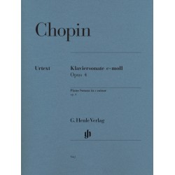  Chopin: Piano Sonata In C Minor Op.4 - Urtext~ Oeuvre Instrumentale (Piano Solo)