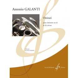 Antonio Galanti Ostinati Partition - Clarinette seule