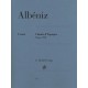 ALBÉNIZ Isaac Chants d'Espagne op. 232, recueil