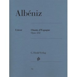 ALBÉNIZ Isaac Chants d'Espagne op. 232, recueil