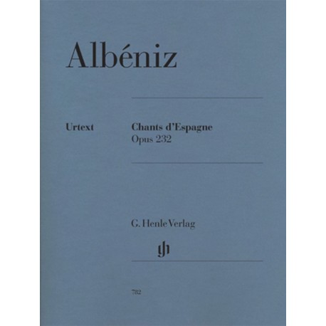 ALBÉNIZ Isaac Chants d'Espagne op. 232, recueil