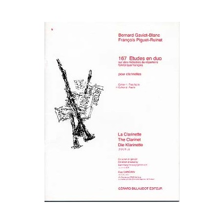 Gaviot-Blanc Bernard / Piguet-Ruinet François 167 Etudes en Duo Volume 2