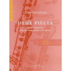 De Grandval Clémence Deux Pièces Clarinette et Piano