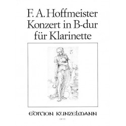 Franz Anton Hoffmeister Konzert in B-Dur für Klarinette