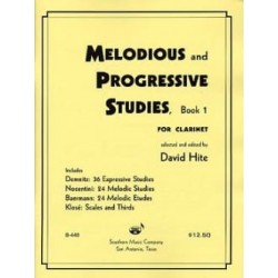 David Hite Melodious and progressive Studies - Volume 1 clarinette