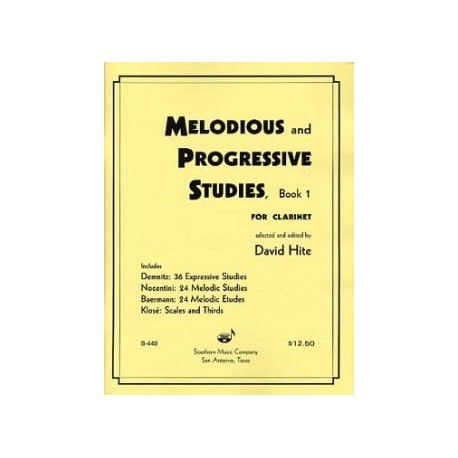 David Hite Melodious and progressive Studies - Volume 1 clarinette