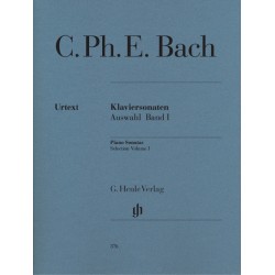 BACH CPE CHOIX DE SONATES VOL. 1