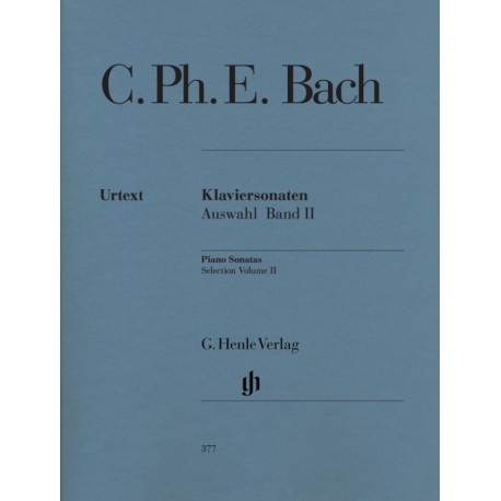 BACH CPE CHOIX DE SONATES VOL. 2