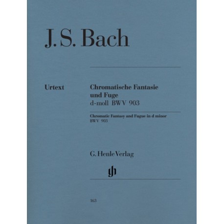  Bach Johann Sebastian Fantaisie chromatique et Fugue en ré mineur BWV 903 et 903a
