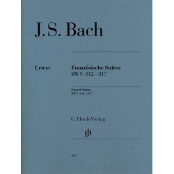 BACH JS SUITES FRANCAISES BWV 812-817 HN