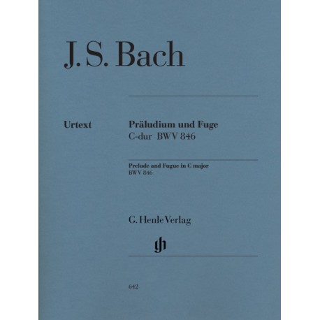  BACH JS PRELUDE/FUGUE BWV 846 EN DO MAJ