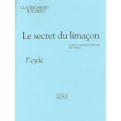 JOUBERT Claude-Henry Le Secret du limaçon clarinette et piano