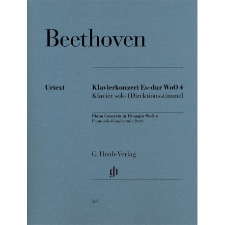 BEETHOVEN CONCERTO WOO 4 EN MI B MAJ