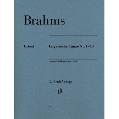 BRAHMS DANSES HONGROISES N° 1 A 10