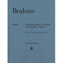 BRAHMS VARIATIONS PAGANINI OP. 35