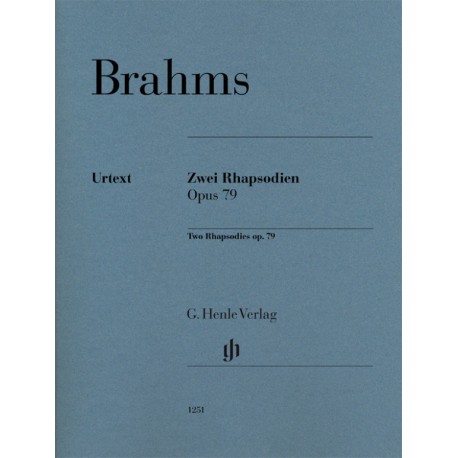 BRAHMS RHAPSODIES OP. 79 (2)