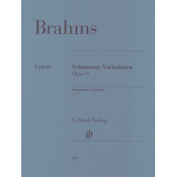 BRAHMS VARIATIONS SCHUMANN OP. 9