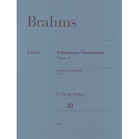 BRAHMS VARIATIONS SCHUMANN OP. 9