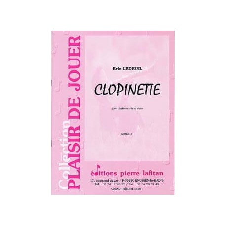 Eric Ledeuil Clopinette - Clarinette et Piano