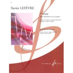 Xavier Lefèvre Sonate n° 7 pour clarinette