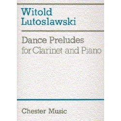 LUTOSLAWSKI Dance Preludes clarinette et piano