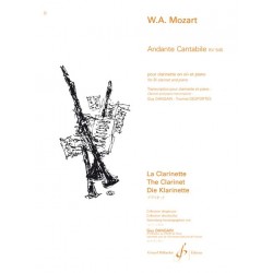 MOZART Andante Cantabile KV 545 - Clarinette et piano
