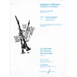 MOZART INITIATION MOZART VOL1 CLARINETTE ET PIANO