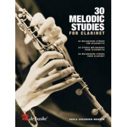 Paula Crasborn-Mooren 30 Melodic Studies For Clarinet