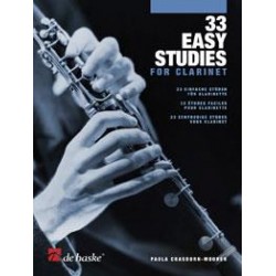 crasborn 33 Easy Studies for Clarinet