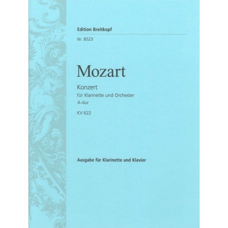 MOZART Konzert A-Dur KV 622 - Klarinette Klavier