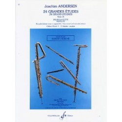 JOACHIM ANDERSEN : 24 GRANDES ETUDES OP.15