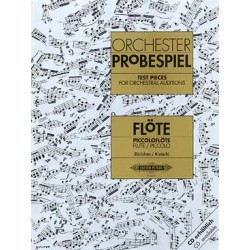 ORCHESTER PROBESPIEL : traits d'orchestre pour flûte traversière