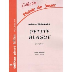 Arletta Elsayary Petite blague Partition - Piano