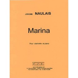 NAULAIS Jérôme Marina Partitions Clarinette et piano