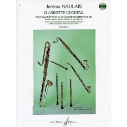 NAULAIS Jérôme Clarinette cocktail - Vol. 1 : facile (avec CD play-along)