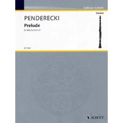 PENDERECKI Krzysztof Prélude clarinette solo