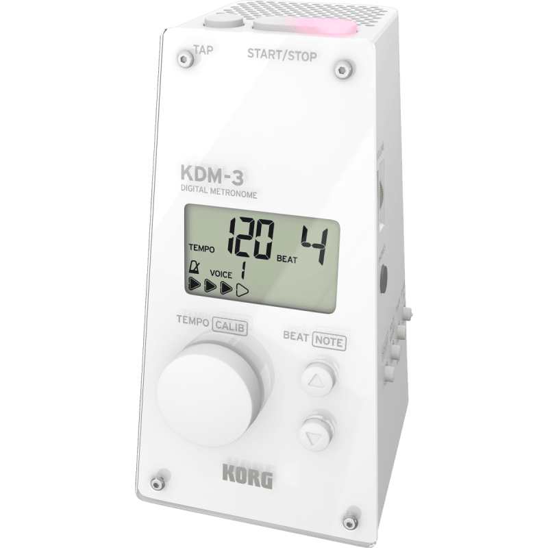 Métronome numérique KORG KDM-3-WH Blanc - à l'achat Atelier des Vents  Marseille