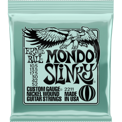 ERNIE BALL Jeux Mondo slinky 10,5-13,5-17,5-30-42-52