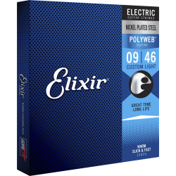 ELIXIR CORDES ELECTRIQUES POLYWEB Custom Light 09-46