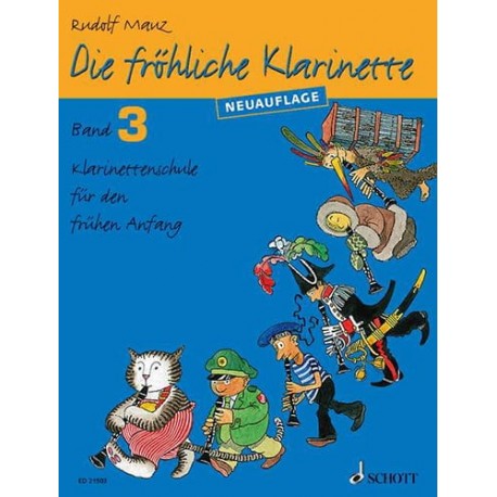 Die FRÖHLICHE KLARINETTE VOL3 CLARINETTE SEULE