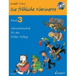 Die FRÖHLICHE KLARINETTE VOL3 CLARINETTE ET CD